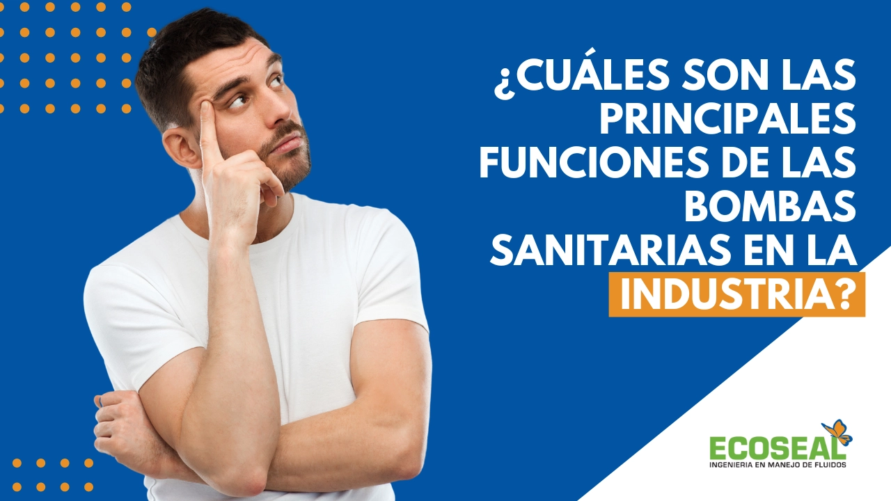 ¿Cuáles son las principales funciones de las bombas sanitarias en la industria?